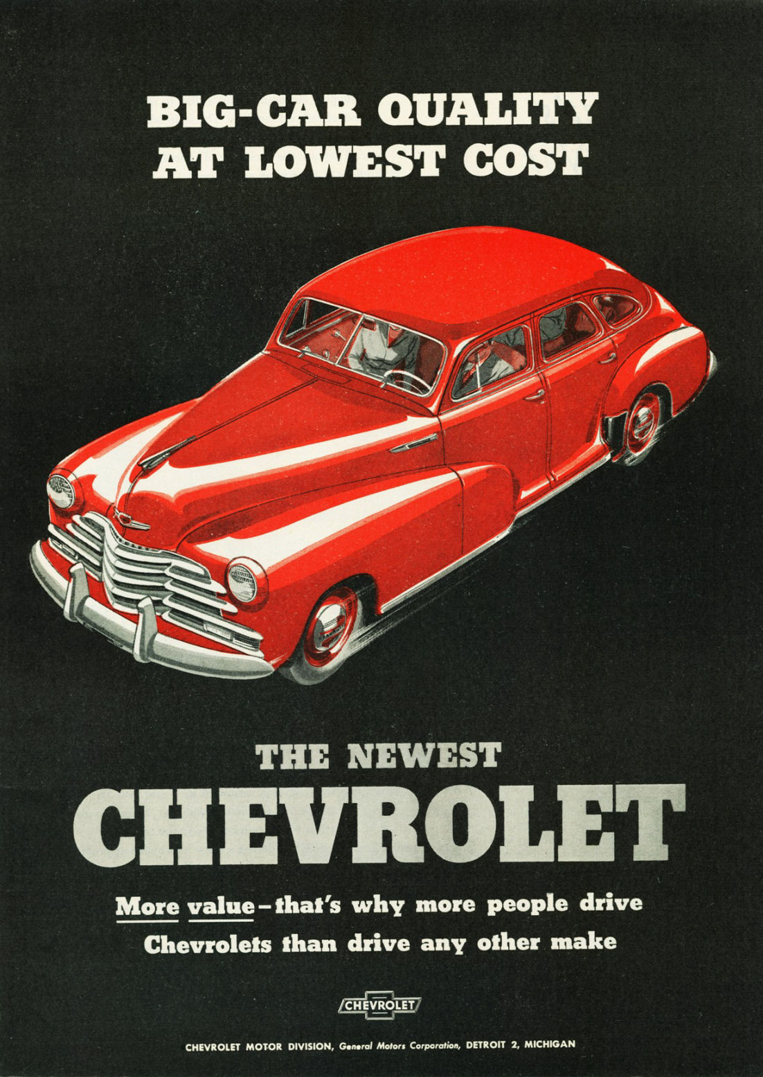 1947 Chevrolet Auto Advertising